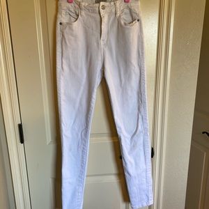 White Judy Blue Skinny Jeans